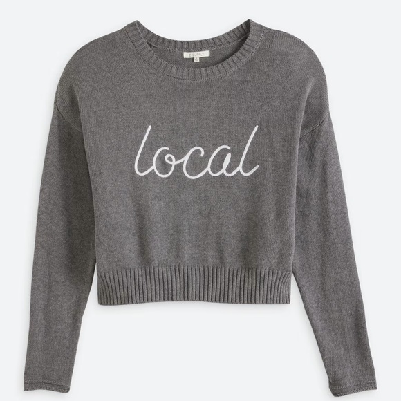 Z Supply Sweaters - NWT (size small) Z SUPPLY Loreign Slogan Sweater